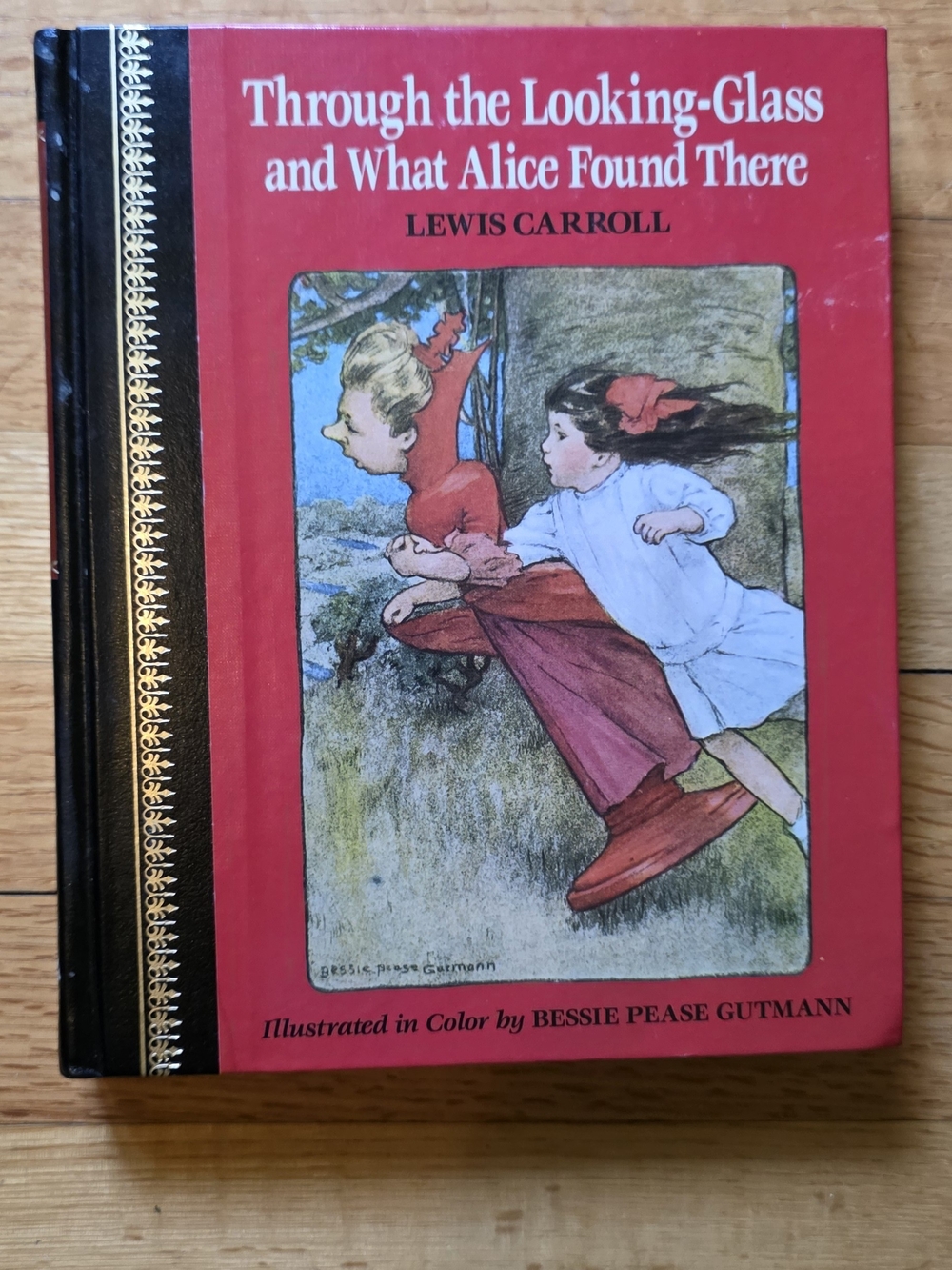 Through Looking Glass Lewis Carroll Bessie Pease Gutmann 1990 HC 1st Printing